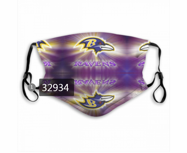 New 2021 NFL Baltimore Ravens 173 Dust mask with filter